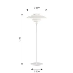 Louis Poulsen PH 80 gulvlampe