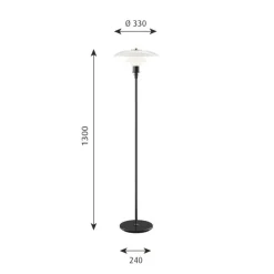 Clearance Louis Poulsen PH 3½-2½ gulvlampe