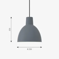 New Louis Poulsen Toldbod pendel Ø25