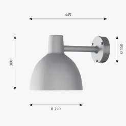 New Louis Poulsen Toldbod utendørs vegglampe 29