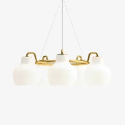 Sale Louis Poulsen VL Ring Crown 5 taklampe Messing / Opal