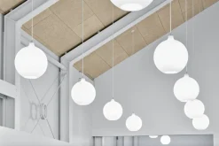 Clearance Louis Poulsen Wohlert taklampe Ø35 - Opal