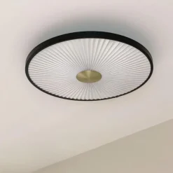 Sale Luminor Lumi taklampe m/plissering Ø50 Svart