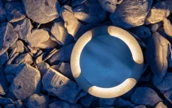 Outlet Sg Armaturen As Luna Deco 3 uplight utendørs 3W 3000 Kelvin IP67 - Rustfritt Stål