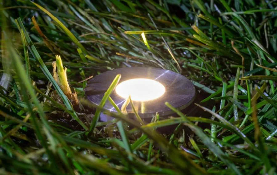 Online Sg Armaturen As Luna mini uplight utendørs 1,5W 3000 Kelvin IP67 - Rustfritt Stål