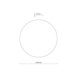 Clearance TK Lighting Luna vegglampe 40 cm