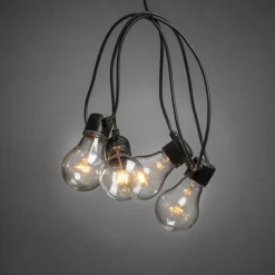 Online Konstsmide Lysslynge 20 lys, plast - Amber