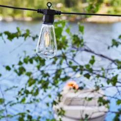 Marksløjd Lysslynge 10 lys stor - Garden 24 - Svart