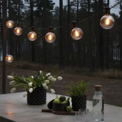 Outlet Konstsmide Lysslynge 10 lys utskiftbar - Amber