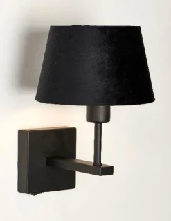 Best Ms - belysning Mango vegglampe m/skjerm - Svart