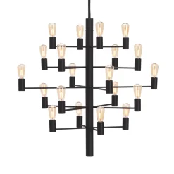 Clearance Herstal Manola 20 inkl dimbar LED - Svart