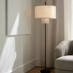 Online New Works Margin gulvlampe Beige