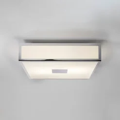 Discount Astro Lighting Mashiko 300 Square taklampe IP44 - Polert Krom