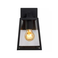 New Lucide Matsol vegglampe utendørs E27 - Svart