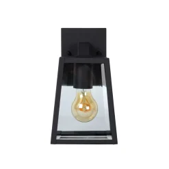 New Lucide Matsol vegglampe utendørs E27 - Svart