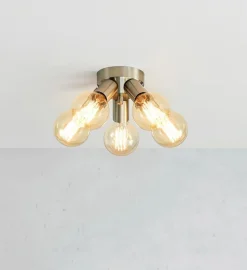 Clearance Marksløjd Mazzo taklampe 5-lys - Satin farget - Nikkel