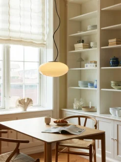 Outlet Halo Designs Mesh takpendel 36 cm - Svart/Opal Svart / Opal