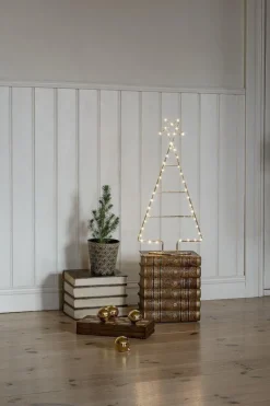 Konstsmide juletre 60 cm 45 LED Messing