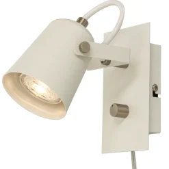 Clearance Aneta Lighting Metz vegglampe Hvit