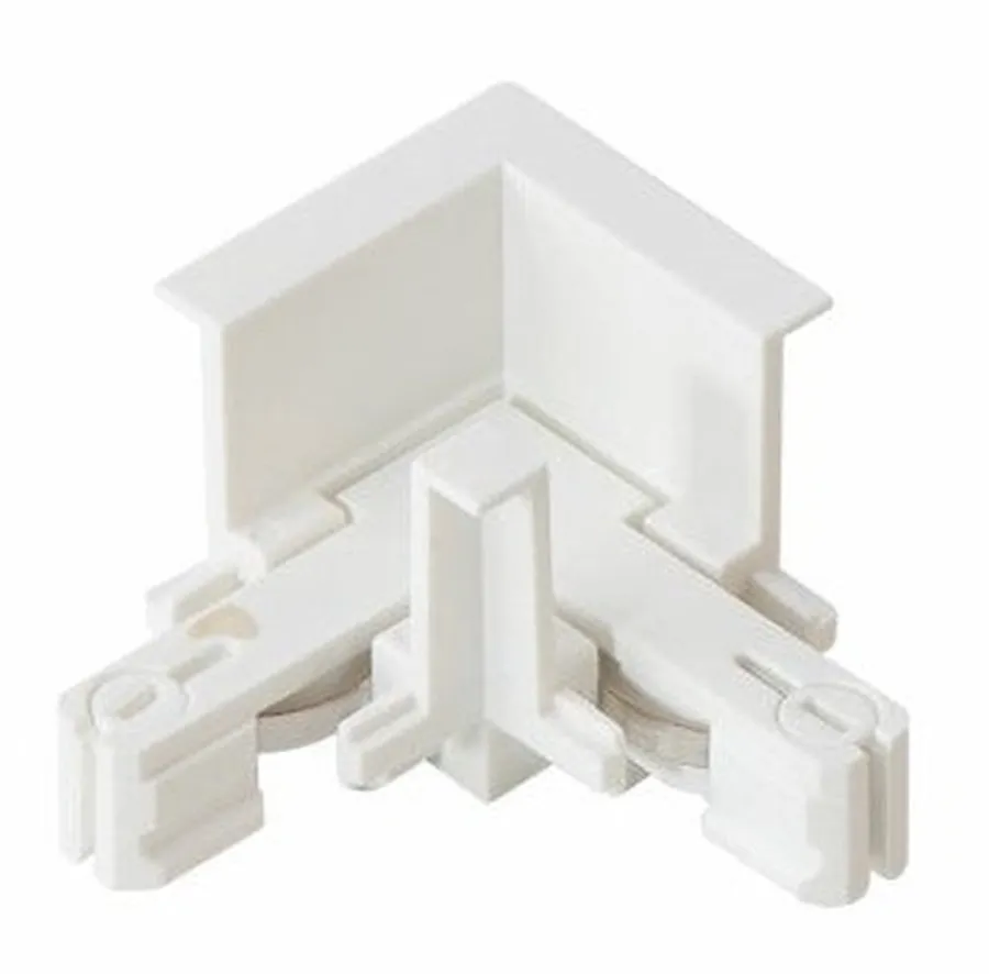 Hot NorDesign Microline recessed L-connector vinkelskjøt 24V for innfelling Grafitt svart