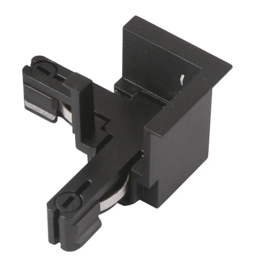 Hot NorDesign Microline recessed L-connector vinkelskjøt 24V for innfelling Grafitt svart
