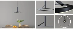 NorDesign Mind 330 takpendel 12,6W 2700 Kelvin RA90 dimbar - Svart