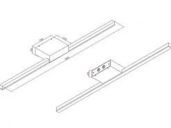 Outlet NorDesign Misty duo 90 LED baderomslampe - Hvit