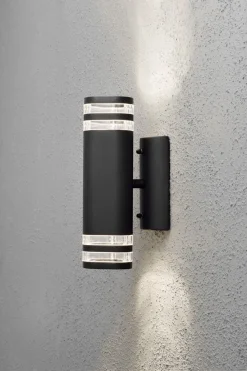 Sale Konstsmide Modena vegglampe II opp/ned - Svart
