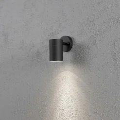 Konstsmide Modena vegglampe nedlys big - Svart