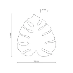 Online TK Lighting Monstera wood vegglampe Eik