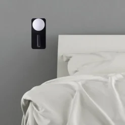 Outlet NorDesign Mooni vegglampe USB - Svart