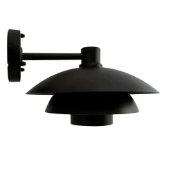 Outlet Dyberg Larsen Morph D30 utendørs vegglampe IP44 - Svart