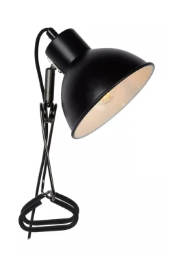 Outlet Lucide Moys bordlampe med clips Svart