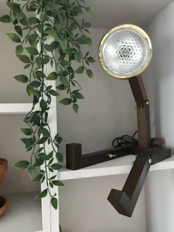 Outlet Piffany Copenhagen Mr. Wattson bordlampe, Limited Edition - Svart og messing Brun / Messing
