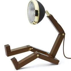 Outlet Piffany Copenhagen Mr. Wattson bordlampe, Limited Edition - Svart og messing Brun / Messing