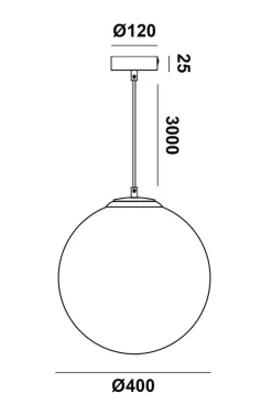 Discount NorDesign Mundo takpendel 40 cm