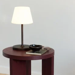 Discount Halo Designs New Northern bordlampe oppladbar utendørs IP44 2W - Hvit/Antikk farget Messing