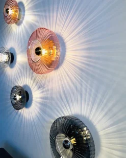 Hot Design by Us New Wave Optic 26 Wall Lamp - Rose Rosa