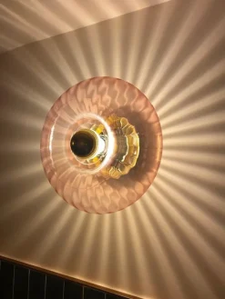 Hot Design by Us New Wave Optic 26 Wall Lamp - Rose Rosa