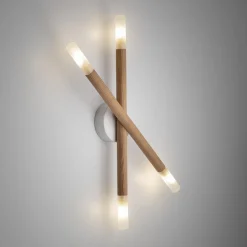 Sale TK Lighting Noble tak/vegglampe 4-lys Natur