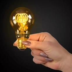 Sale Lucide Normal E27 Filament Vintage LED 5W 2200K dimbar 60 mm - Amber