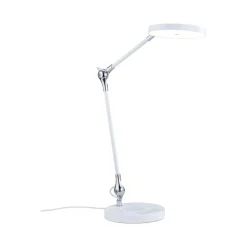 Outlet Paulmann Numis skrivebordslampe 11W 2700-6500 Kelvin 3-step dim - Trådløs lader for mobil