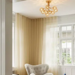 Clearance Nuura Apiales 9 ceiling /optic glass Messing