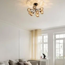 Discount Nuura Apiales 9 ceiling /optic glass Svart