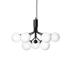 Best Nuura Apiales 9 satin svart/opal Svart / Opal