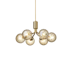 Clearance Nuura Apiales 6 taklampe / optic gold Messing