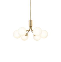 Discount Nuura Apiales 6 taklampe - Messing / Opal