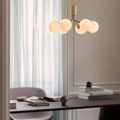 Discount Nuura Apiales 6 taklampe - Messing / Opal