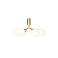 Discount Nuura Apiales 6 taklampe - Messing / Opal