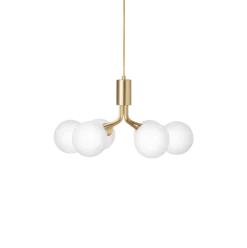 Discount Nuura Apiales 6 taklampe - Messing / Opal
